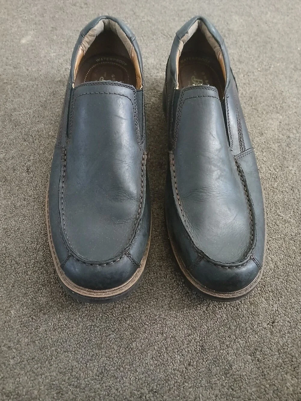 G.H. Bass & Co. Men’s Black Leather Slip-On Loafers